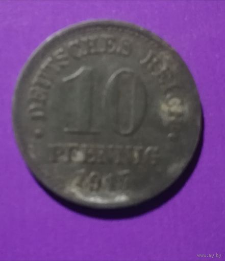 10 пфенниг 1917г Германия