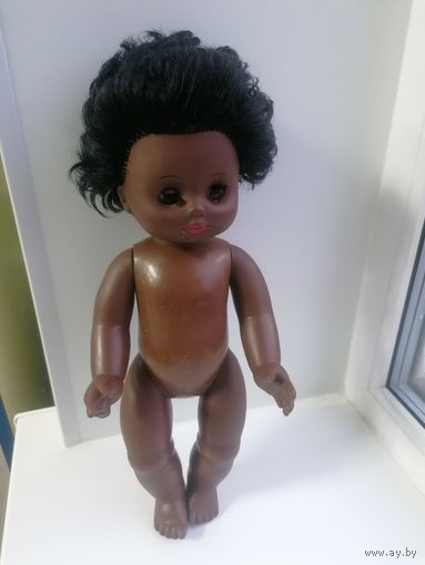 Кукла СССР, темнокожая, редкая