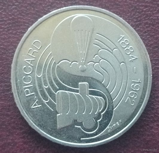 Швейцария 5 франков, 1984. 100 лет со дня рождения Огюста Пикара.