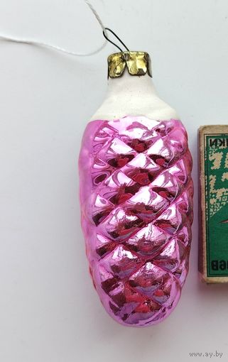 Ёлочная игрушка. Шишка. Н-21.
