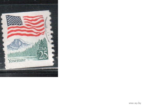 США-1988, (Мих.1978),  гаш., Стандарт, Флаг (одиночка),