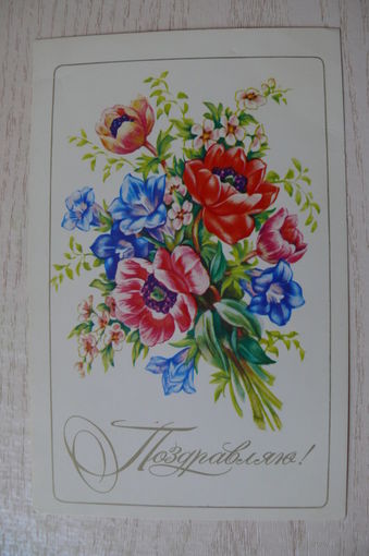 Дергилева Е., Поздравляю! 1979, подписана.