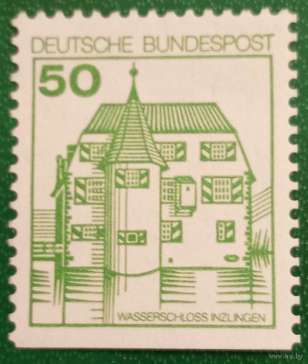 ФРГ 1980. Замок Инцлинген в стиле ренессанс в Баден-Вюртемберге