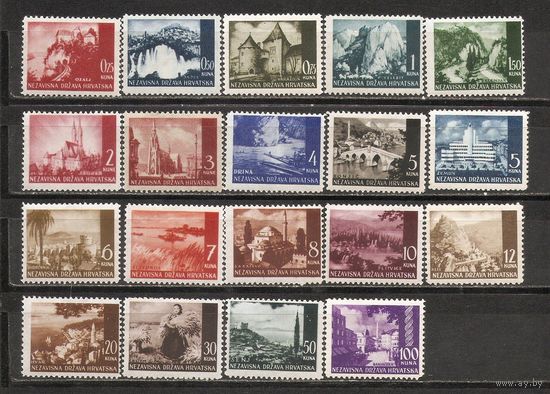 ФФ4 Хорватия 1941 Города и пейзажи
