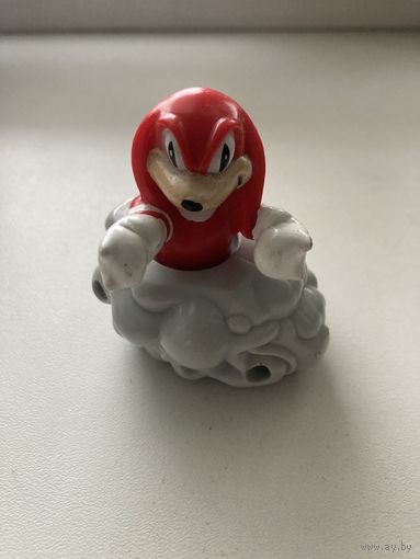 Фигурка,ехидна Наклз, персонаж м/ф (Дисней) "Соник", 90-е гг.