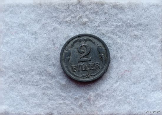 Werty71 Венгрия 2 филлера 1943