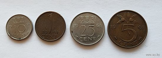 Нидерланды годовой набор  1961