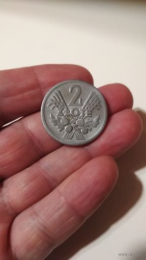 2 злотых 1958 г. Польша.