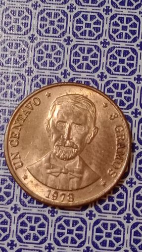Доминикана 1 сентаво 1978