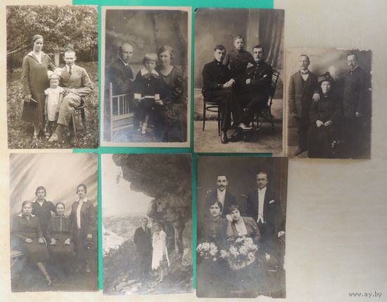 Фото "Семья", Зап. Беларусь, 1920-1930 гг.