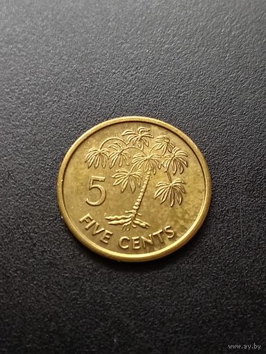 Сейшельские острова (Сейшелы) 5 центов 1997 г.