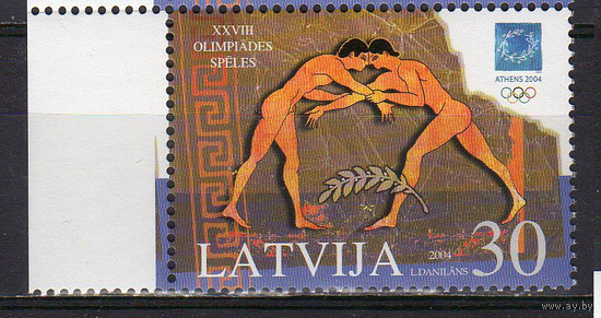 Латвия 2004 Олимпиада Афины ЛОИ Спорт 1м**
