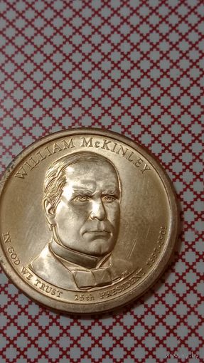 США 1 доллар 2013 Р 25 президент Маккинли