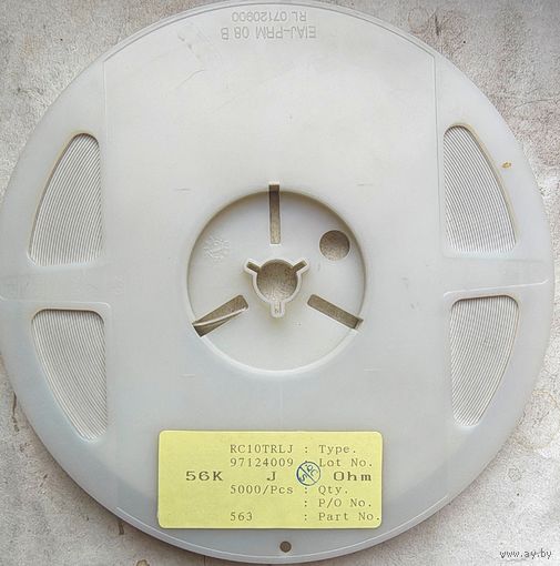 0805. 56 кОм. Катушка 5000 штук. 56кОм. 56к. Резисторы смд. smd 2012