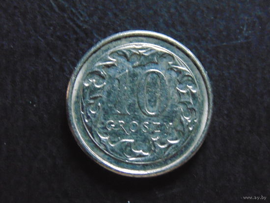 Польша 10 грош 2012 г.