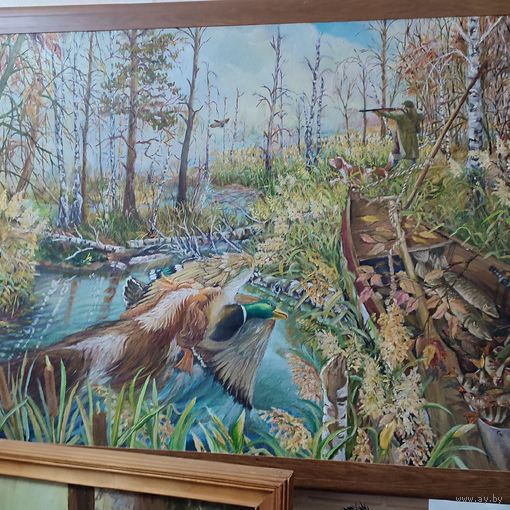 Таёжный охотник 2020г, О.В.Савко, РБ, 60х80