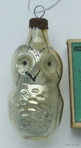 Ёлочная игрушка. Сова. Ц-18.