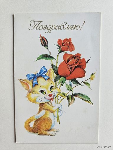 Достян 1996 РЕДЧАЙШАЯ Поздравляю кот