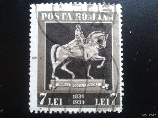 Румыния 1939 памятник королю Карлу 1