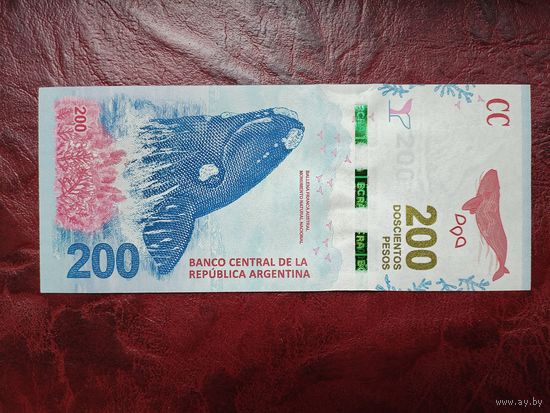 200 песо Аргентина 2016 г.