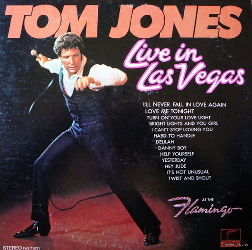 Tom Jones – Live In Las Vegas, LP 1969