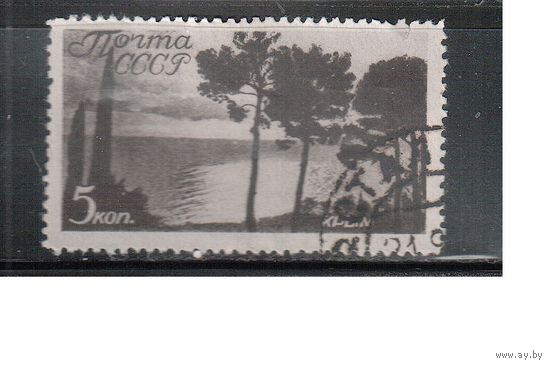 СССР-1938, (Заг.526) гаш.    , Виды Крыма и Кавказа, Море