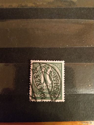 1923 Германия Рейх служебные Мих 71 оценка 12 евро герб (3-9)