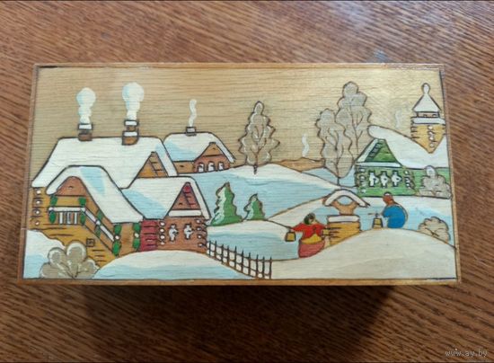 Старая шкатулка. С 1 рубля!