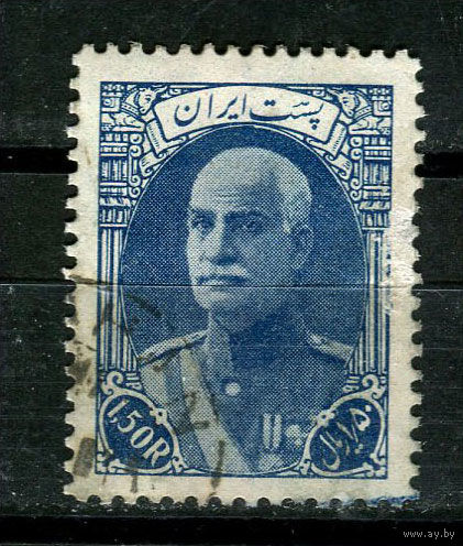 Иран - 1938/1939 - Шах Реза Пехлеви 1,50R - [Mi.736] - 1 марка. Гашеная.  (Лот 8JD)-TG2P1