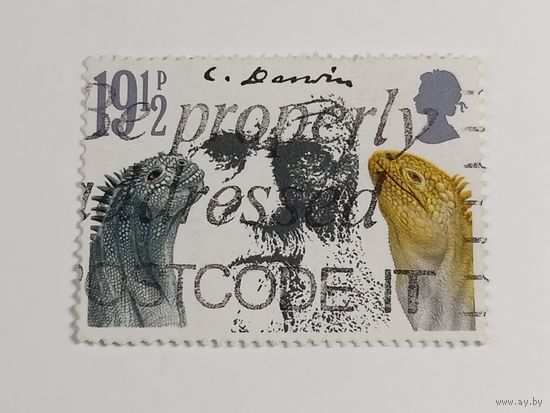 Великобритания 1982. 100 лет со дня смерти Чарльза Дарвина