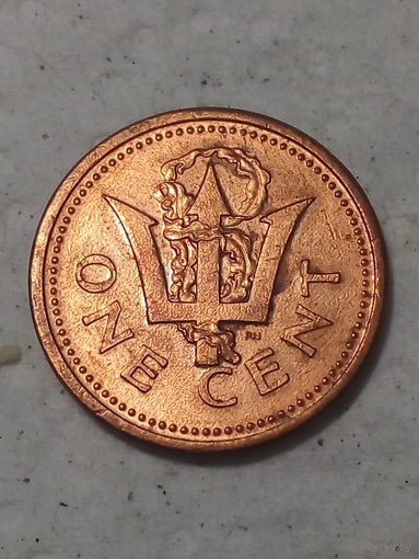 1 цент Барбадос 1990 год