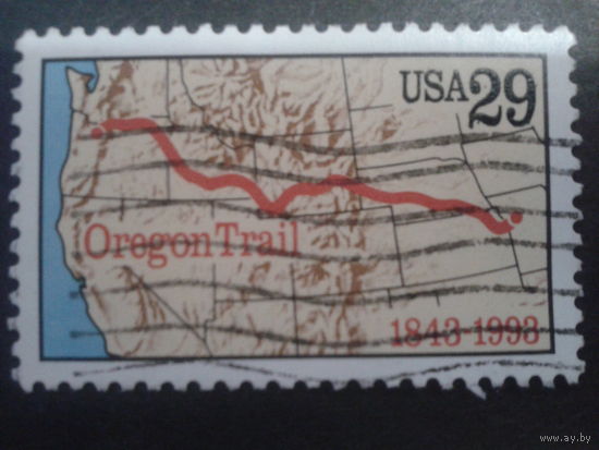 США 1993 карта США