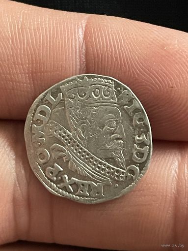 3 гроша 1598 Всхов! Отличный!