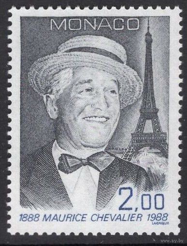 1988 Монако 1872 Актер Морис Шевалье 3,00 евро