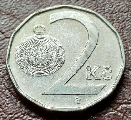 Чехия 2 кроны, 2010     ( 1-4-7 )