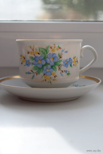 Чайная пара Дулево 1987