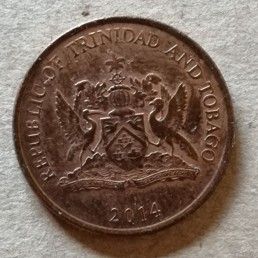 Тринидад и Тобаго 5 центов 2014 г., KM# 30