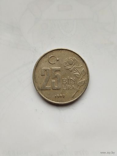 25 тысяч лир Турция.