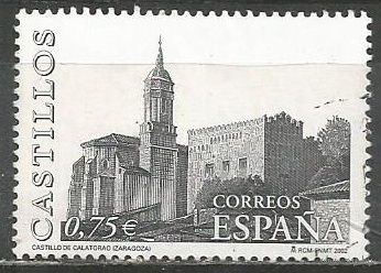 Испания. Замок Сарагоса. 2002г. Mi#3736.
