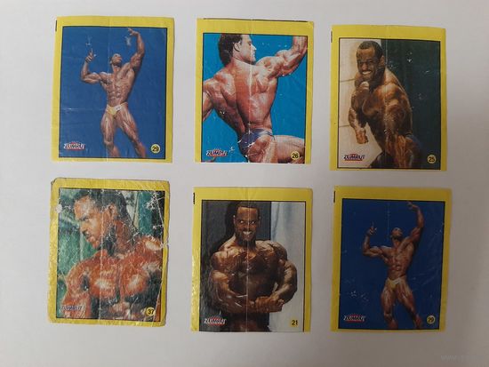 Вкладыши от жвачки Zumrut Зумрут. 6 шт. В коллекцию.