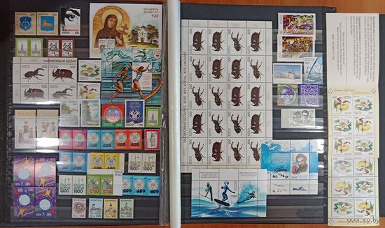 Марки Беларуси 2001, полный чистый годовой комплект, очень высокий каталог, смотрите фото