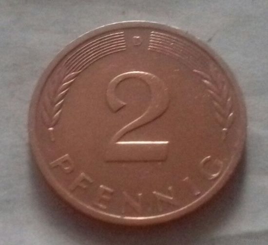 2 пфеннига, Германия 1988 D