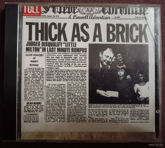 Jethro Tull-Thick As A Brick, CD