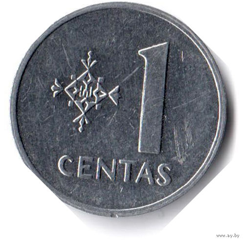 Литва. 1 цент. 1991 г.