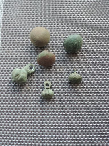 Сборный лот пуговиц с рубля!