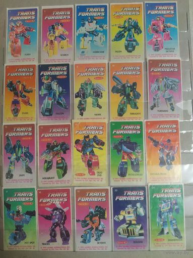 Наклейки от жвачки Трансформеры Transformers 54 шт