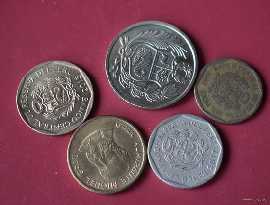 Перу 5 монет