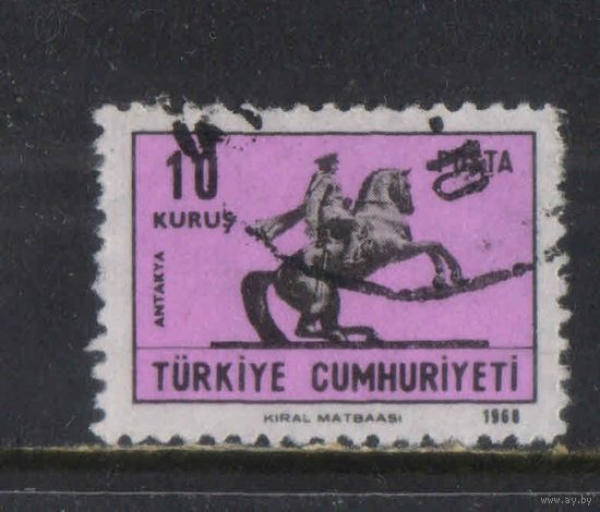 Турция Респ Марки для поздравительных открыток 1968 Конная статуя Ататюрка Антакья #2113