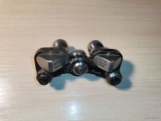 Бинокль APOLLO, 6*15, просветлённая оптика, некомплектный.