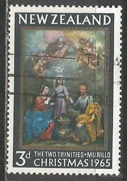Новая Зеландия. Рождество. 1965г. Mi#445.